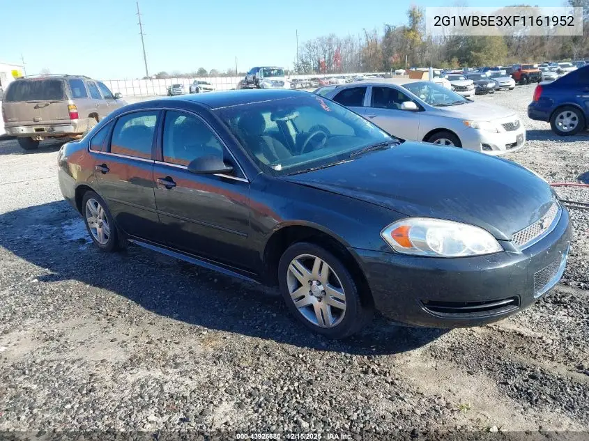2G1WB5E3XF1161952 2015 Chevrolet Impala Limited Lt