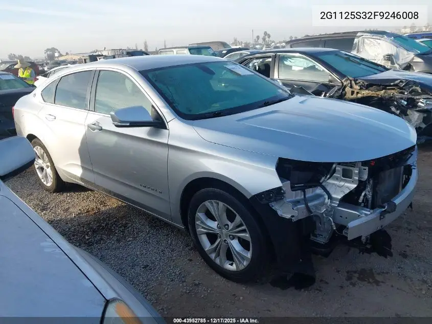 2G1125S32F9246008 2015 Chevrolet Impala 2Lt