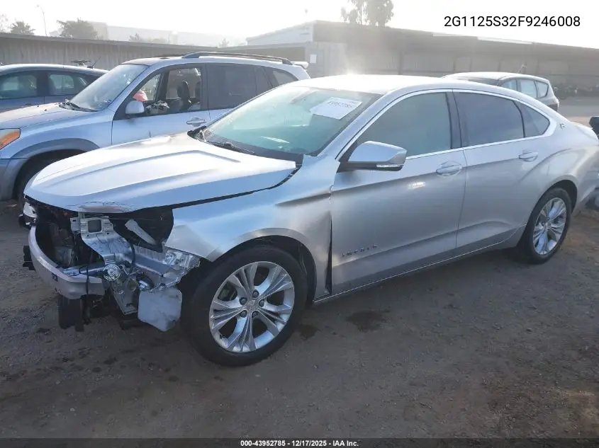 2G1125S32F9246008 2015 Chevrolet Impala 2Lt