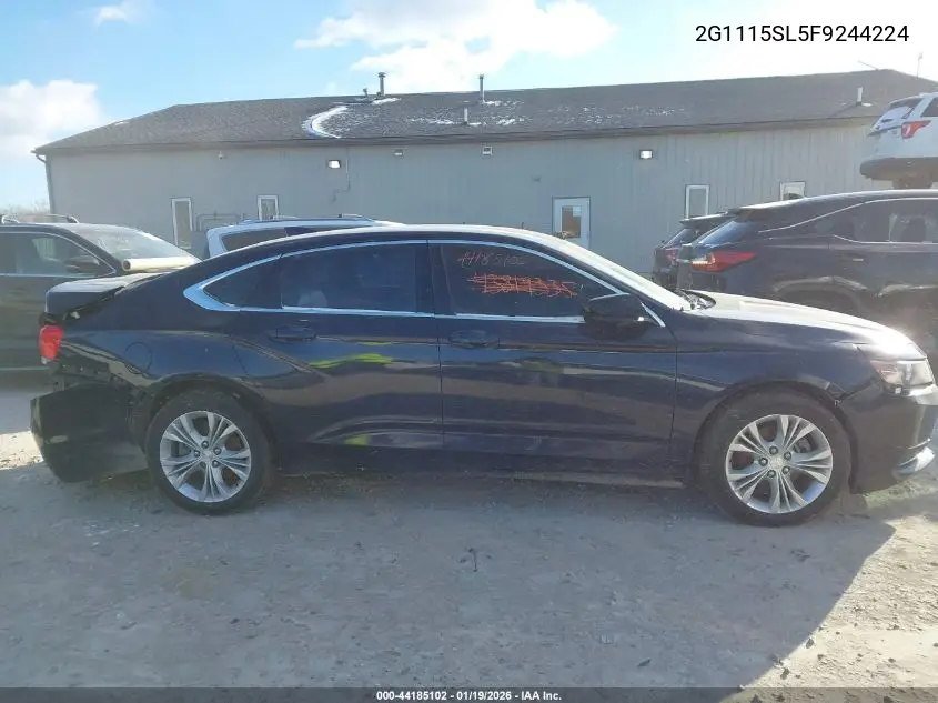 2G1115SL5F9244224 2015 Chevrolet Impala 1Lt
