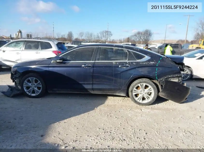 2G1115SL5F9244224 2015 Chevrolet Impala 1Lt