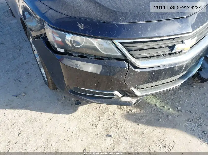 2G1115SL5F9244224 2015 Chevrolet Impala 1Lt