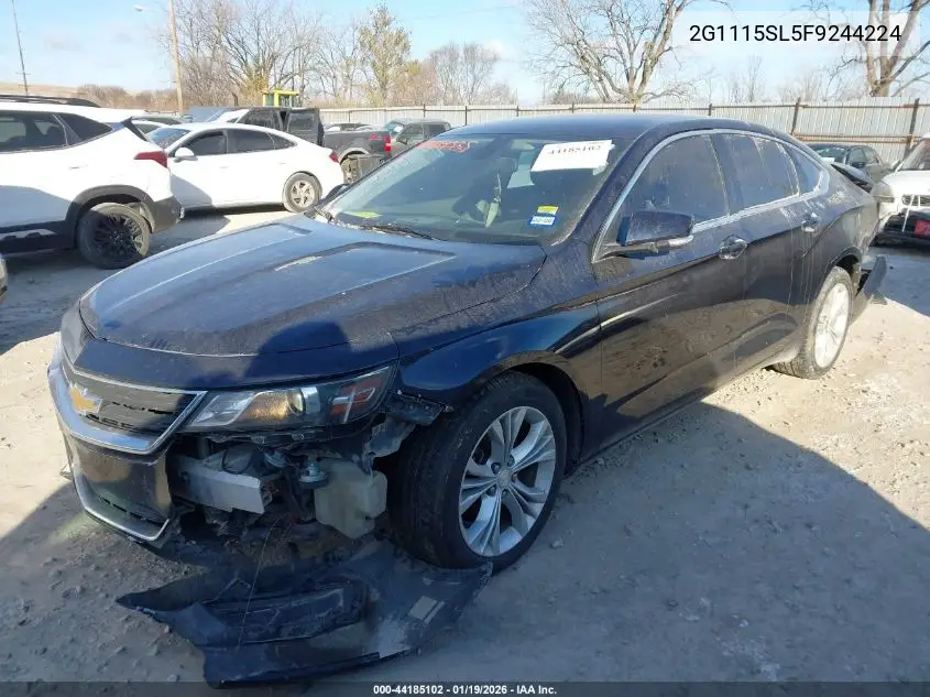 2G1115SL5F9244224 2015 Chevrolet Impala 1Lt