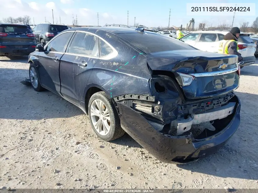 2G1115SL5F9244224 2015 Chevrolet Impala 1Lt
