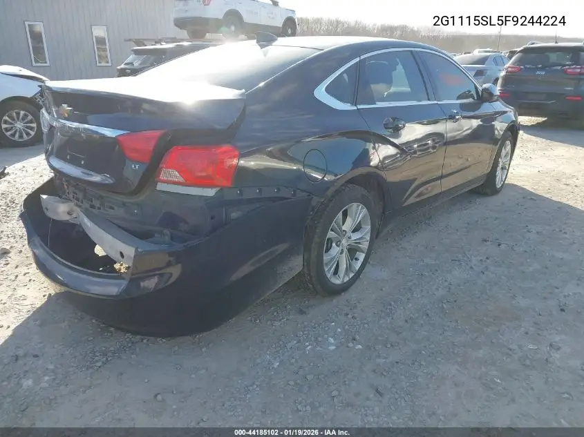 2G1115SL5F9244224 2015 Chevrolet Impala 1Lt