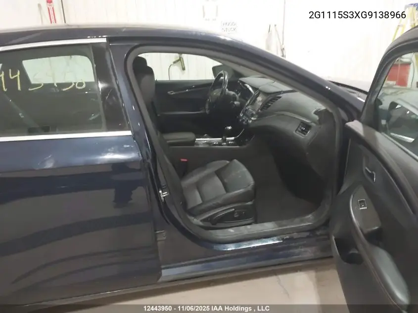 2G1115S3XG9138966 2016 Chevrolet Impala Lt