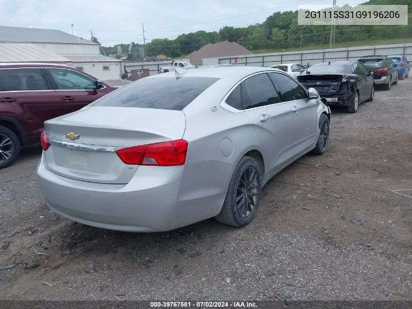 2G1115S31G9196206 2016 Chevrolet Impala 2Lt