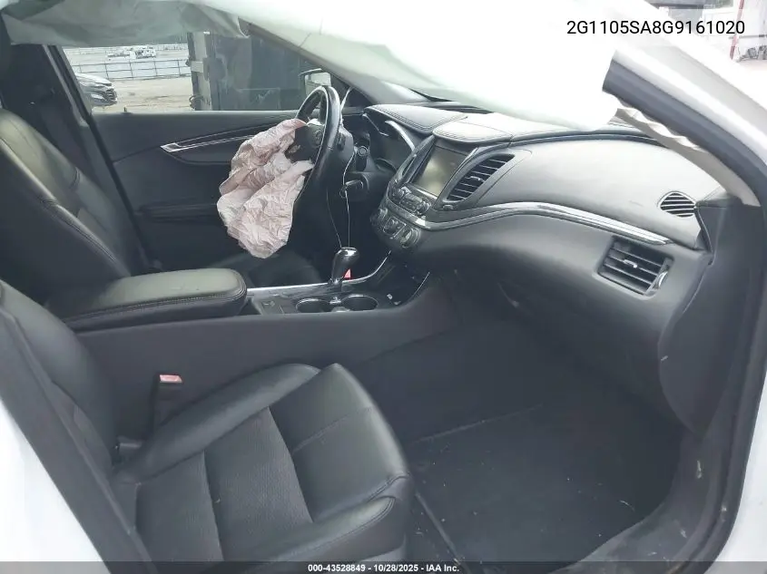 2G1105SA8G9161020 2016 Chevrolet Impala 1Lt