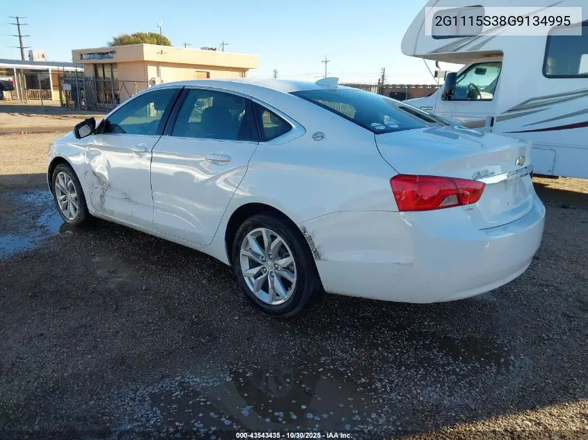 2G1115S38G9134995 2016 Chevrolet Impala 2Lt