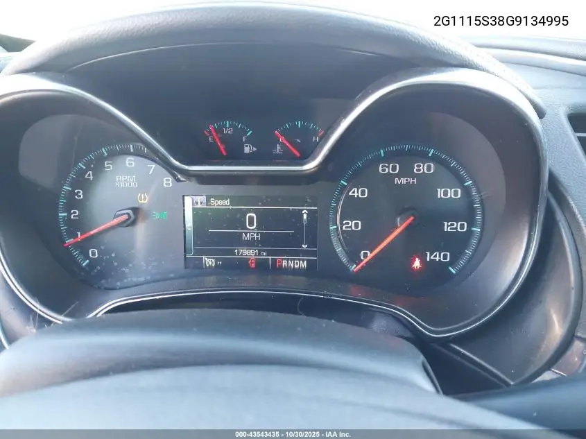 2G1115S38G9134995 2016 Chevrolet Impala 2Lt