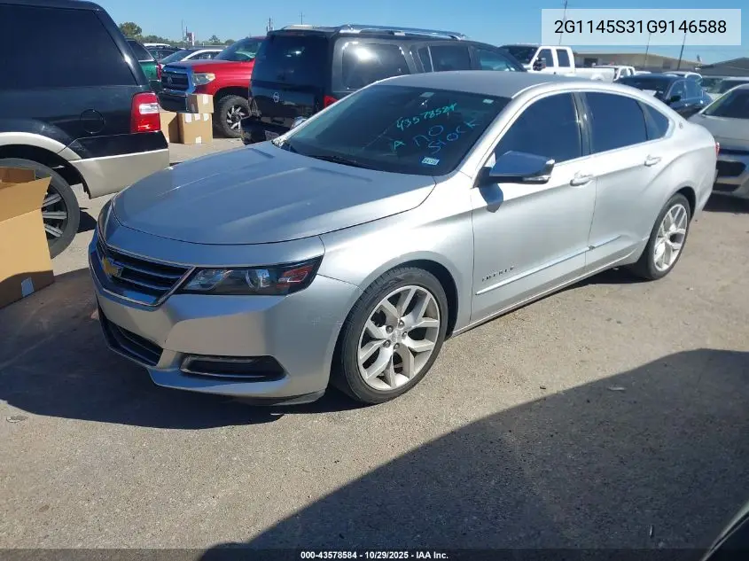 2G1145S31G9146588 2016 Chevrolet Impala 2Lz