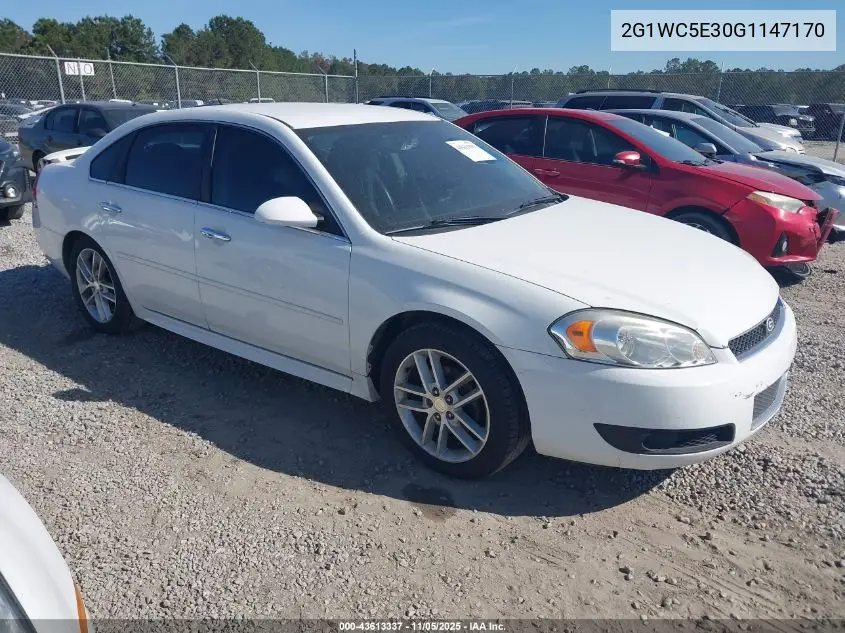 2G1WC5E30G1147170 2016 Chevrolet Impala Limited Ltz