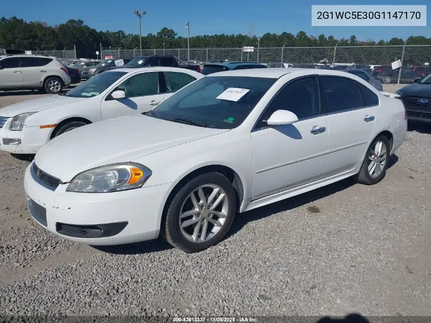 2G1WC5E30G1147170 2016 Chevrolet Impala Limited Ltz