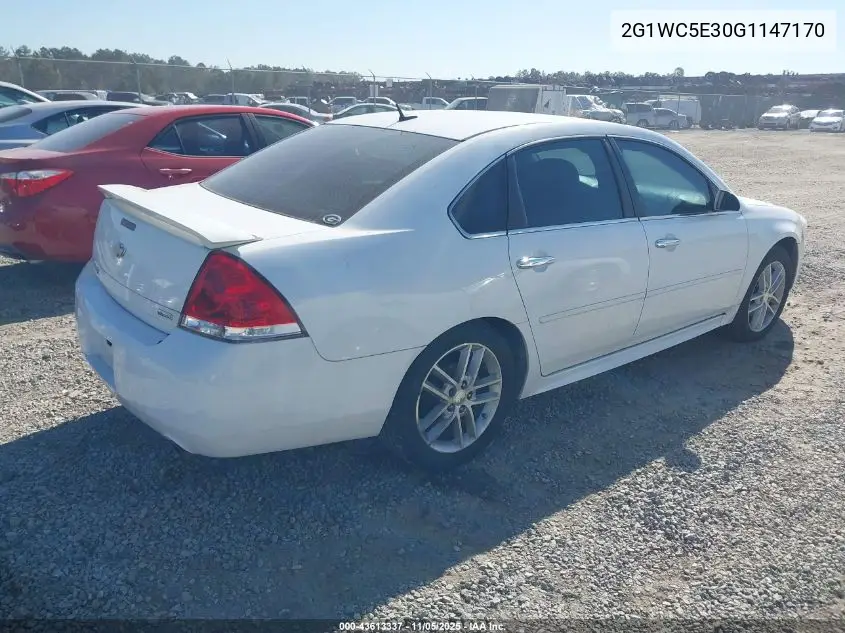 2G1WC5E30G1147170 2016 Chevrolet Impala Limited Ltz