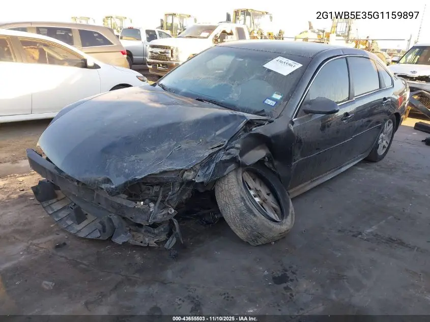 2G1WB5E35G1159897 2016 Chevrolet Impala Limited Lt