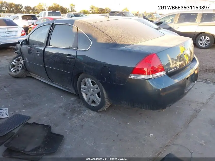 2G1WB5E35G1159897 2016 Chevrolet Impala Limited Lt