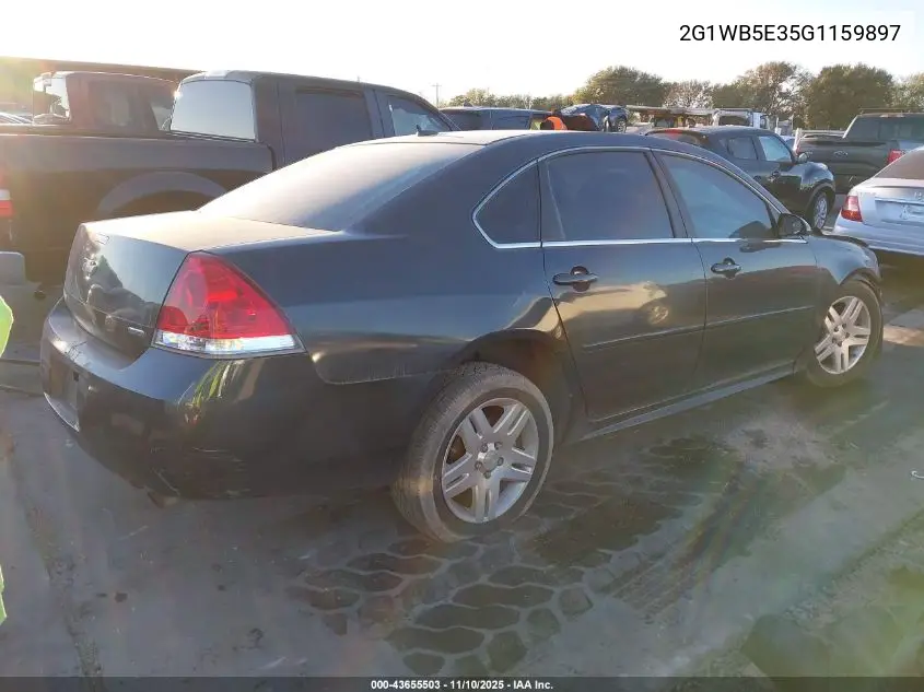 2G1WB5E35G1159897 2016 Chevrolet Impala Limited Lt