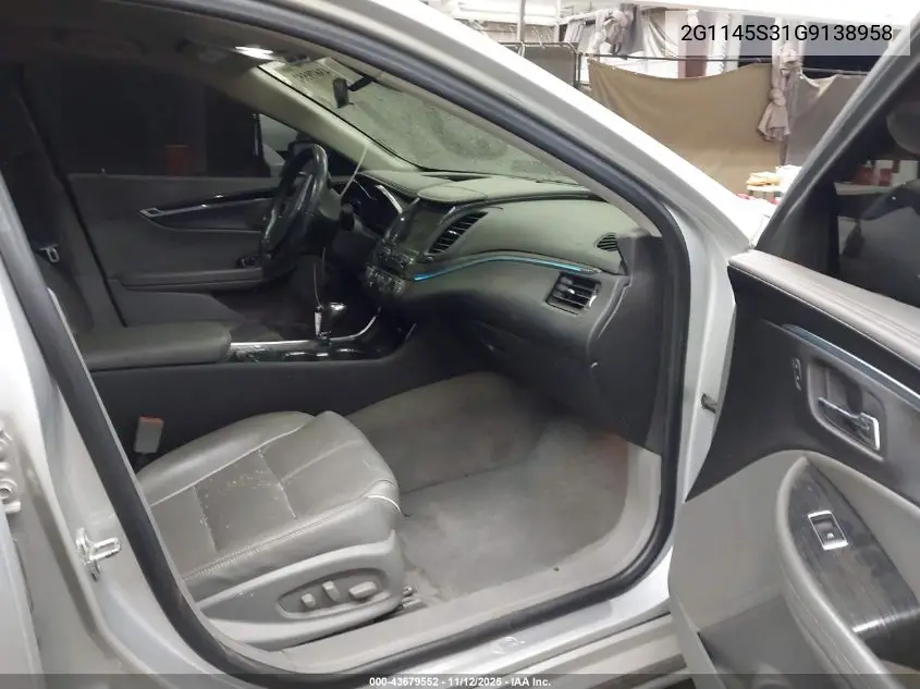 2G1145S31G9138958 2016 Chevrolet Impala 2Lz