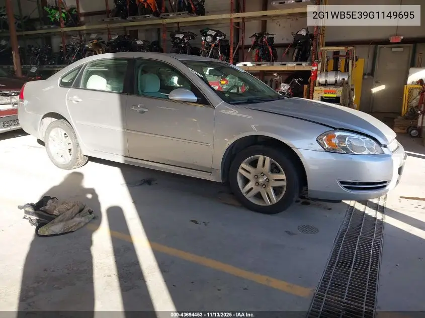 2G1WB5E39G1149695 2016 Chevrolet Impala Limited Lt