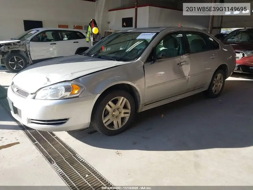 2G1WB5E39G1149695 2016 Chevrolet Impala Limited Lt