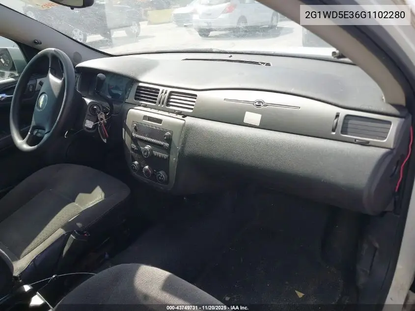 2G1WD5E36G1102280 2016 Chevrolet Impala Limited Police