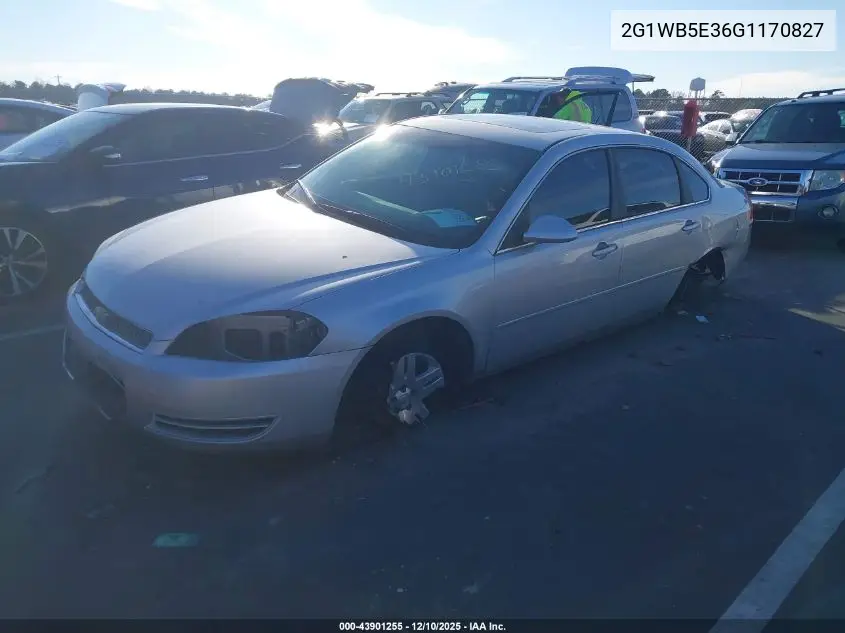 2G1WB5E36G1170827 2016 Chevrolet Impala Limited Lt