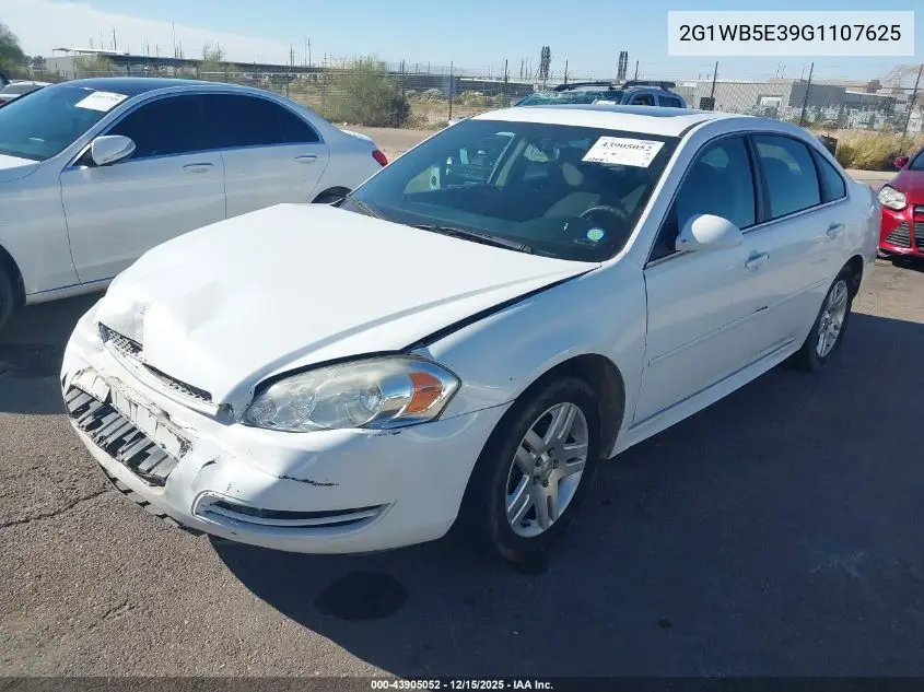 2G1WB5E39G1107625 2016 Chevrolet Impala Limited Lt
