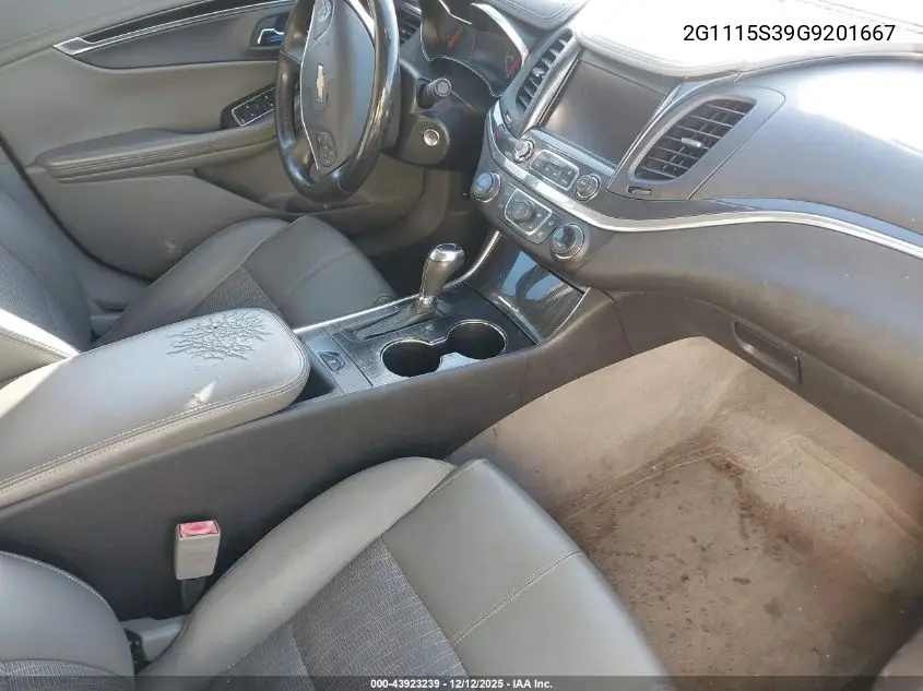 2G1115S39G9201667 2016 Chevrolet Impala 2Lt