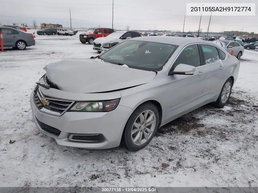2G1105SA2H9172774 2017 Chevrolet Impala Lt
