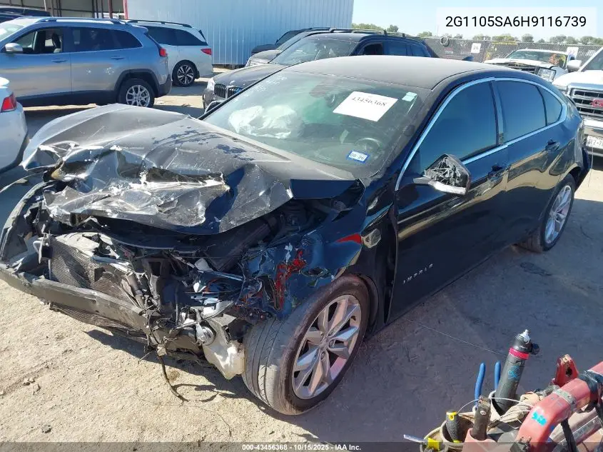 2G1105SA6H9116739 2017 Chevrolet Impala 1Lt