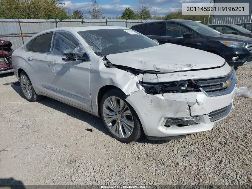 2G1145S31H9196201 2017 Chevrolet Impala 2Lz
