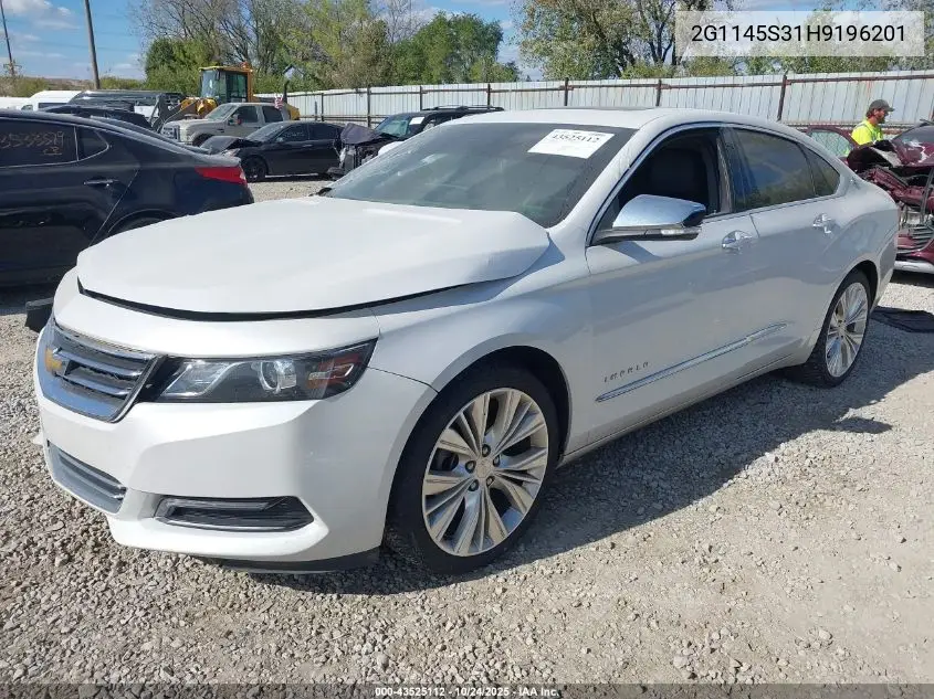 2G1145S31H9196201 2017 Chevrolet Impala 2Lz
