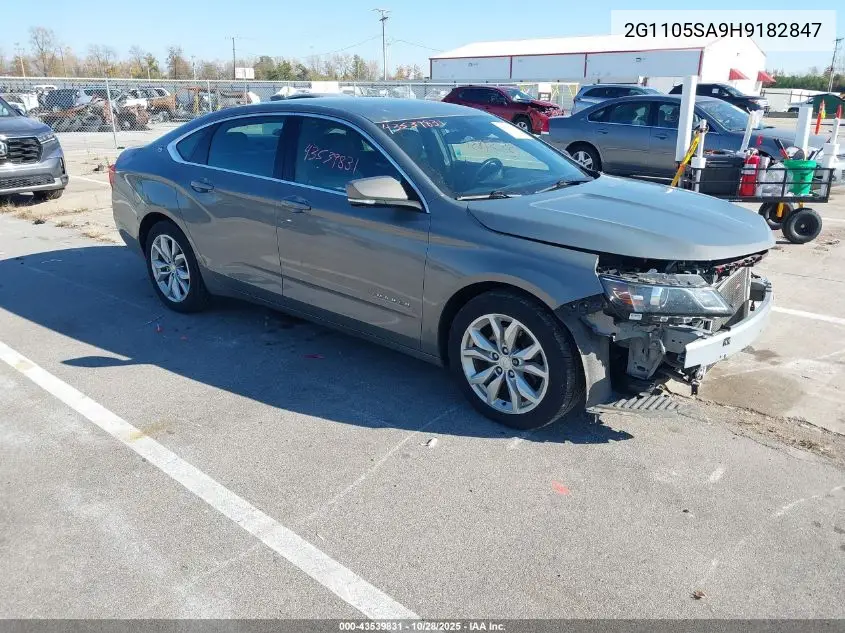 2G1105SA9H9182847 2017 Chevrolet Impala 1Lt