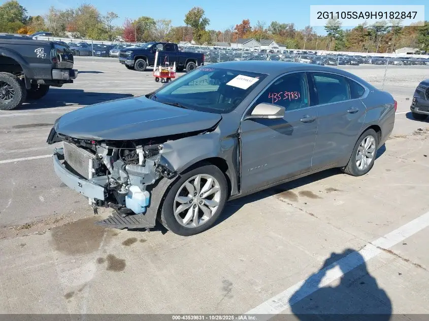 2G1105SA9H9182847 2017 Chevrolet Impala 1Lt