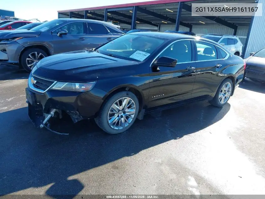 2G11X5SA9H9161167 2017 Chevrolet Impala 1Fl