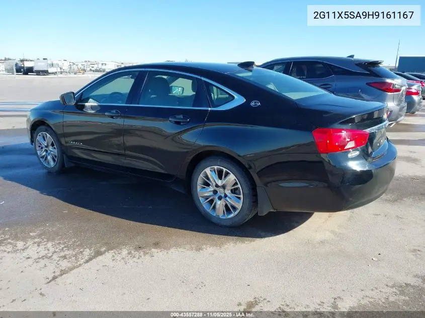 2G11X5SA9H9161167 2017 Chevrolet Impala 1Fl