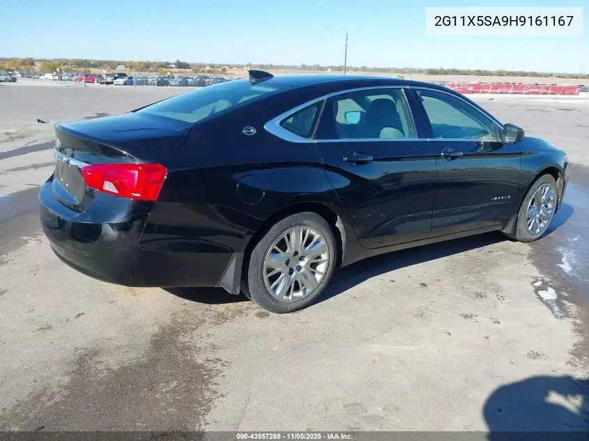 2G11X5SA9H9161167 2017 Chevrolet Impala 1Fl