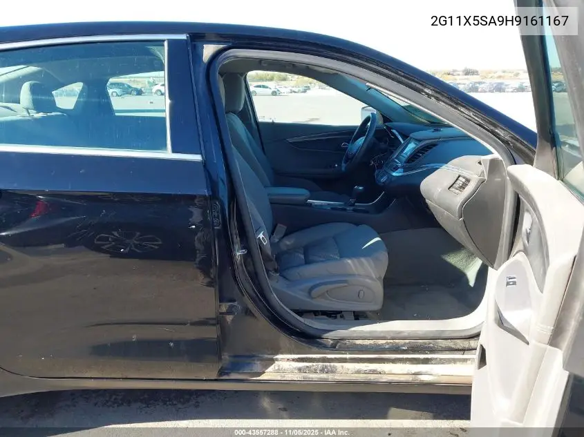 2G11X5SA9H9161167 2017 Chevrolet Impala 1Fl