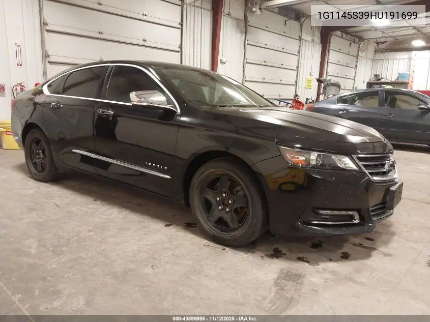 1G1145S39HU191699 2017 Chevrolet Impala 2Lz