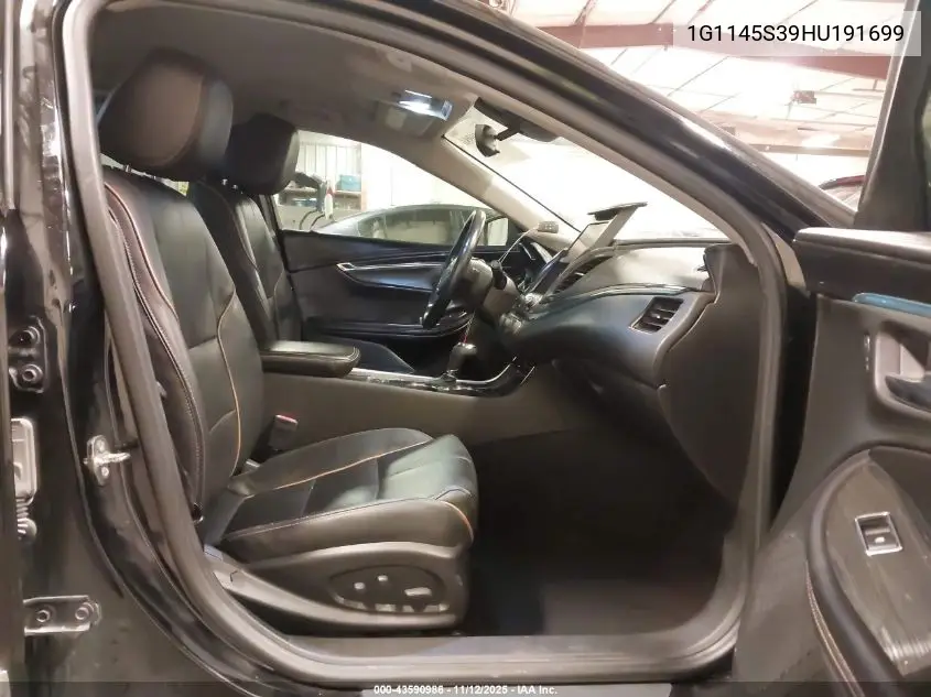 1G1145S39HU191699 2017 Chevrolet Impala 2Lz