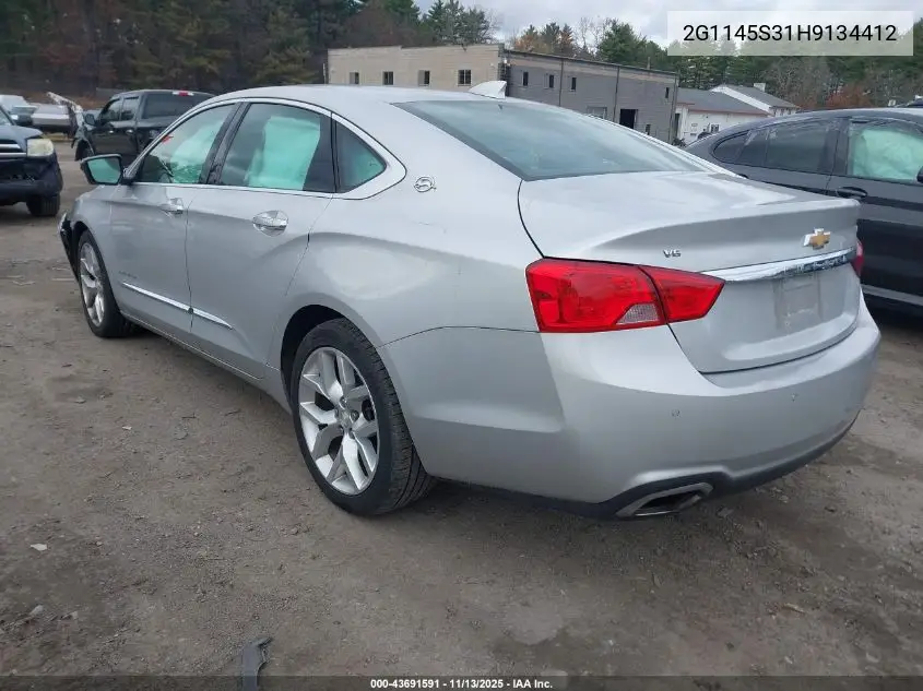 2G1145S31H9134412 2017 Chevrolet Impala 2Lz