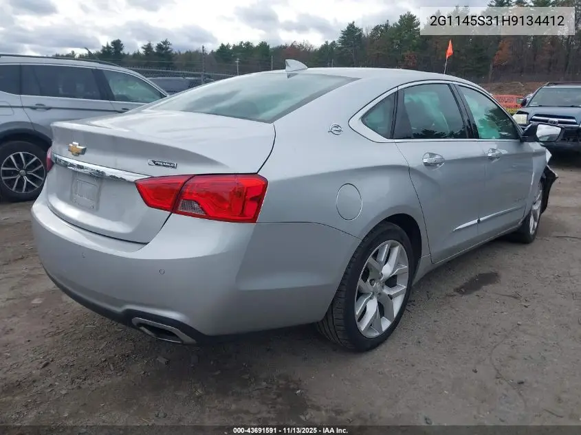 2G1145S31H9134412 2017 Chevrolet Impala 2Lz