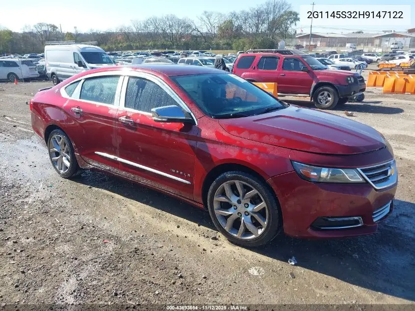 2G1145S32H9147122 2017 Chevrolet Impala 2Lz