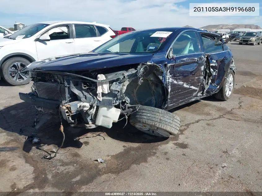 2G1105SA3H9196680 2017 Chevrolet Impala 1Lt