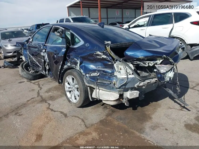 2G1105SA3H9196680 2017 Chevrolet Impala 1Lt