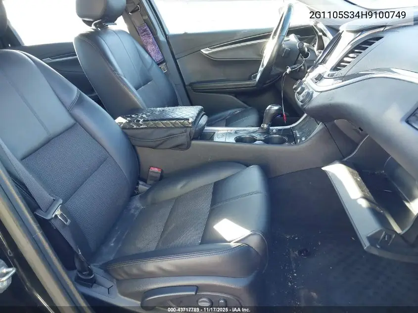 2G1105S34H9100749 2017 Chevrolet Impala 1Lt