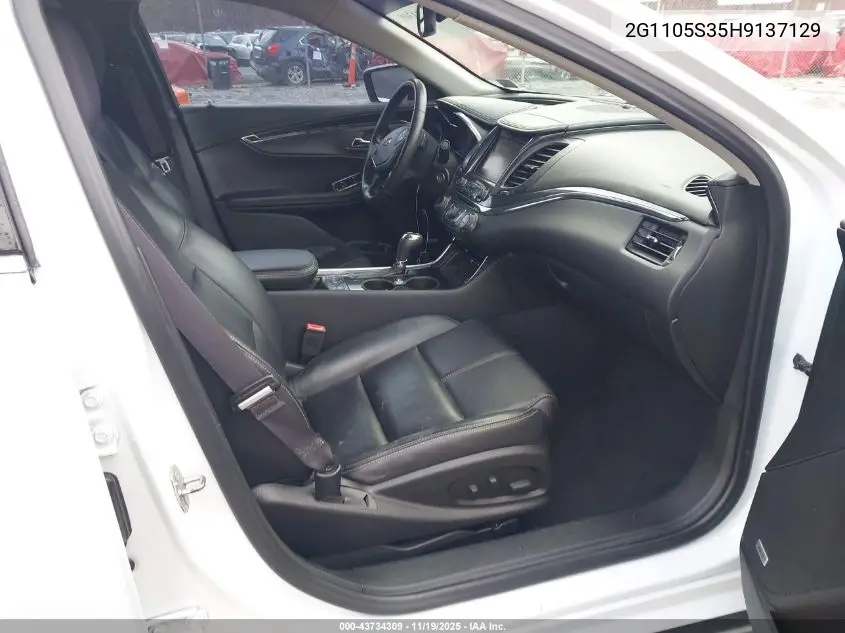 2G1105S35H9137129 2017 Chevrolet Impala 1Lt