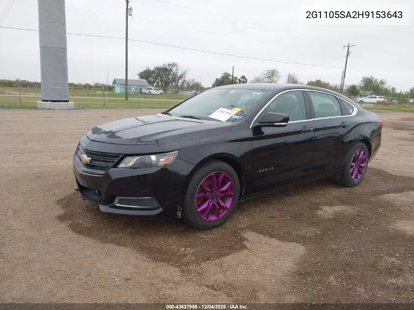 2G1105SA2H9153643 2017 Chevrolet Impala 1Lt