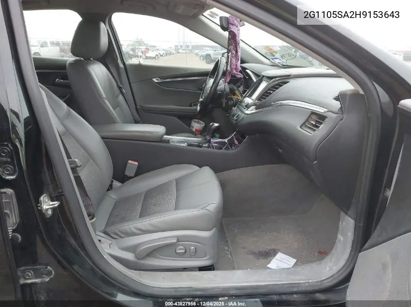 2G1105SA2H9153643 2017 Chevrolet Impala 1Lt