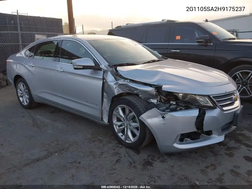 2G1105SA2H9175237 2017 Chevrolet Impala 1Lt